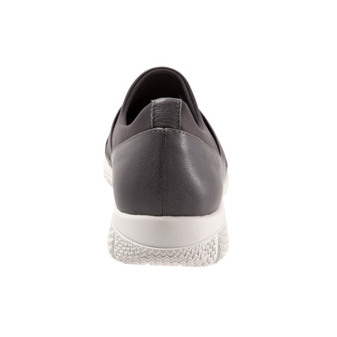 Trotters Urbana T2167-020 Womens Gray Wide Leather Lifestyle Sneakers Shoes