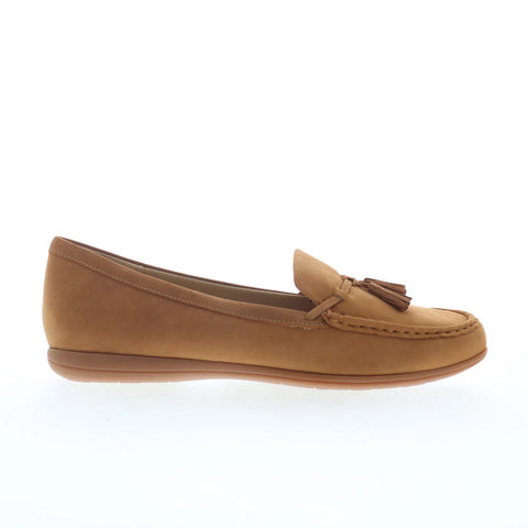 Trotters Dawson T2254-254 Womens Brown Loafers & Slip Ons Casual Shoes