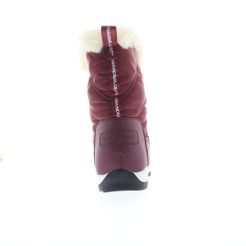 Wanderlust Cherry T22747 Womens Burgundy Extra Wide Casual Dress Boots