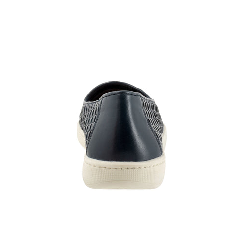 Trotters Adelina T2300-400 Womens Blue Extra Wide Loafer Flats Shoes