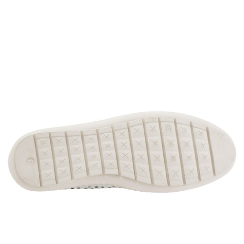 Trotters Royal T2319-100 Womens White Narrow Leather Loafer Flats Shoes