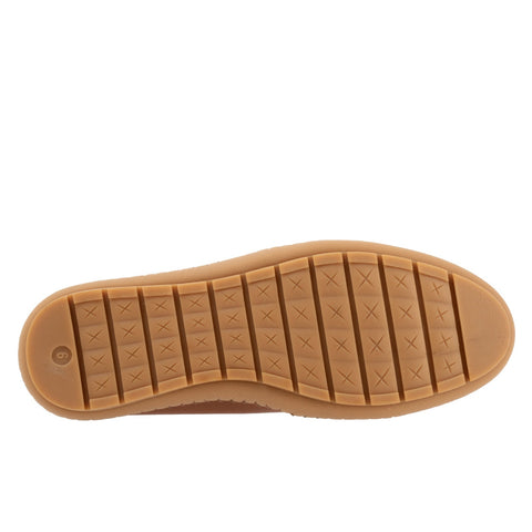 Trotters Ruby Perf T2320-215 Womens Brown Leather Slip On Loafer Flats Shoes