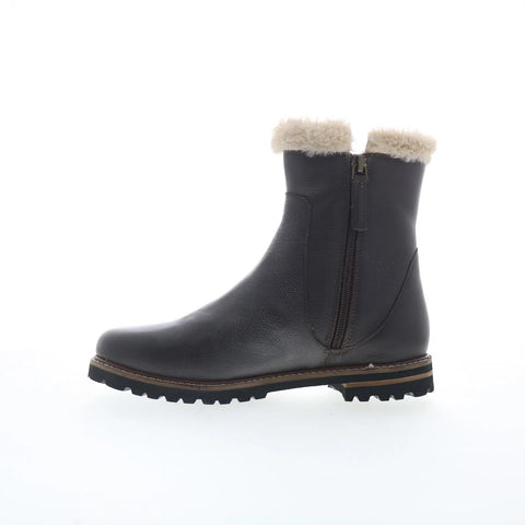Trotters Forever T2362-200 Womens Brown Leather Zipper Casual Dress Boots