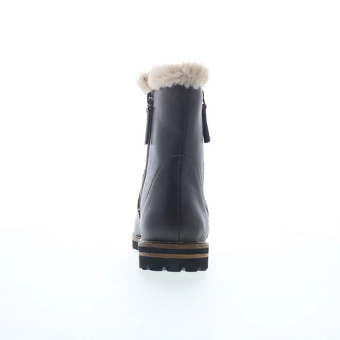 Trotters Forever T2362-200 Womens Brown Leather Zipper Casual Dress Boots