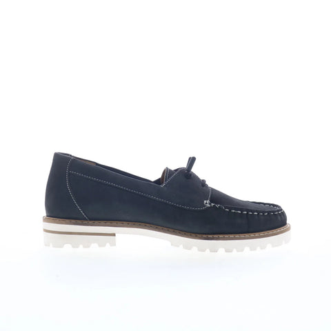 Trotters Farah T2404-036 Womens Black Nubuck Loafers & Slip Ons Casual Shoes