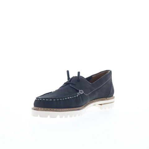Trotters Farah T2404-036 Womens Black Nubuck Loafers & Slip Ons Casual Shoes