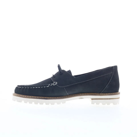 Trotters Farah T2404-036 Womens Black Nubuck Loafers & Slip Ons Casual Shoes