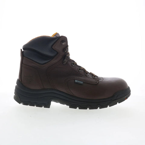 Timberland Pro Titan 6'' Soft Toe Waterproof Mens Brown Wide Wor Boots