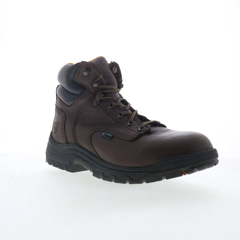 Timberland Pro Titan 6'' Soft Toe Waterproof Mens Brown Wide Wor Boots