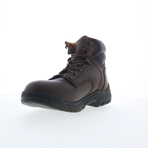 Timberland Pro Titan 6'' Soft Toe Waterproof Mens Brown Wide Wor Boots