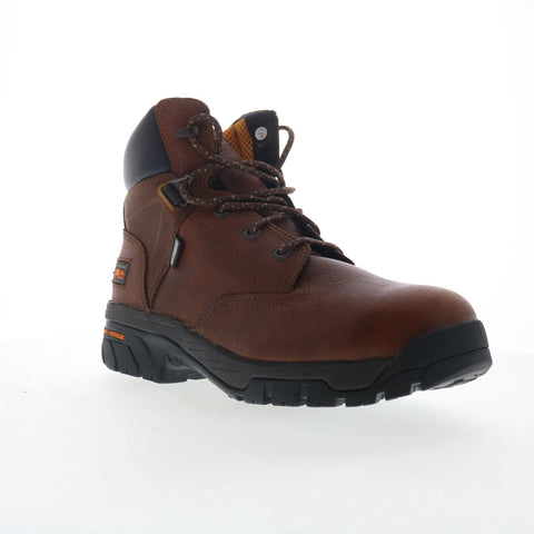 Timberland Pro Helix 6'' Alloy Safety Toe Waterproof Mens Brown Work Boots