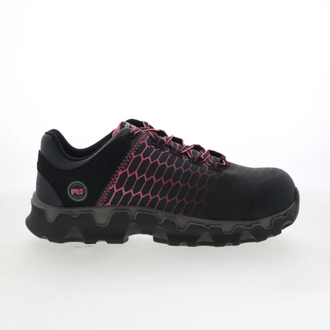Timberland Pro Powertrain Sport Alloy Toe Womens Black Wide Work Shoes