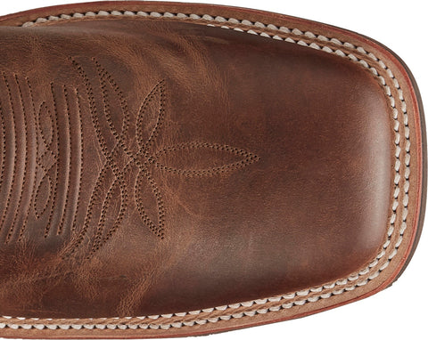 Tony Lama Creedance Square Toe Cowhide Mens Brown Wide Cowboy Western Boots