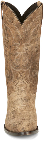 Tony Lama Outpost Medium Round Toe Goat Mens Brown Wide Cowboy Western Boots