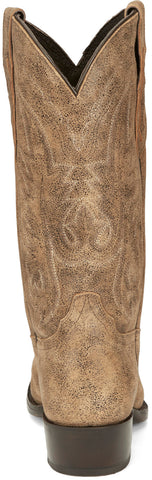 Tony Lama Outpost Medium Round Toe Goat Mens Brown Cowboy Western Boots