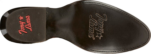 Tony Lama Outpost Medium Round Toe Goat Mens Brown Wide Cowboy Western Boots