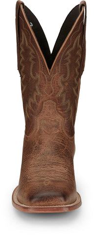 Tony Lama Lowden Square Toe Cowhide Mens Brown Wide Cowboy Western Boots