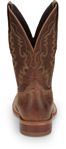 Tony Lama Lowden Square Toe Cowhide Mens Brown Wide Cowboy Western Boots