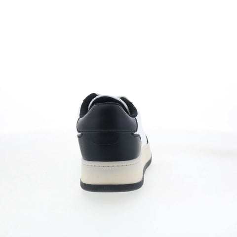 Tommy Hilfiger Dunner DUNNER Womens Black Leather Lifestyle Sneakers Shoes