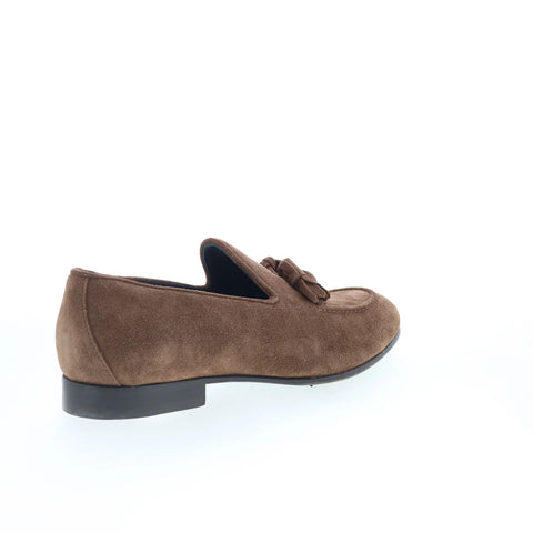 Pastori by Di Bianco Tetraites Mens Brown Loafers & Slip Ons Casual Shoes