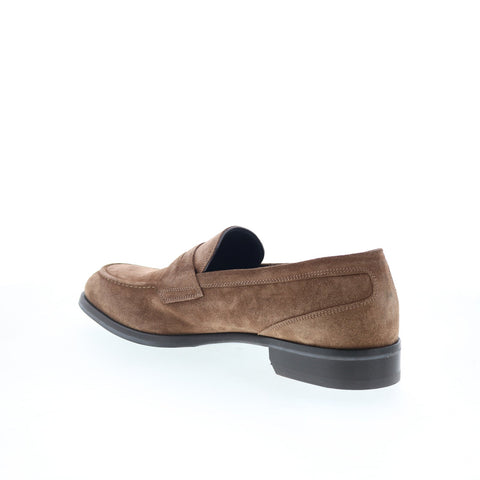 Pastori by Di Bianco Theodore Mens Brown Loafers & Slip Ons Penny Shoes