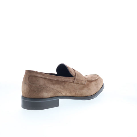 Pastori by Di Bianco Theodore Mens Brown Loafers & Slip Ons Penny Shoes