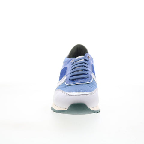 Pastori by Di Bianco Thrax Mens Blue Suede Lace Up Lifestyle Sneakers Shoes