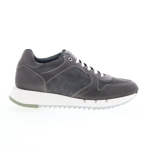 Pastori by Di Bianco Thrax Mens Gray Suede Lace Up Lifestyle Sneakers Shoes