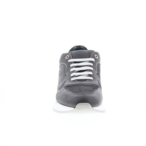 Pastori by Di Bianco Thrax Mens Gray Suede Lace Up Lifestyle Sneakers Shoes