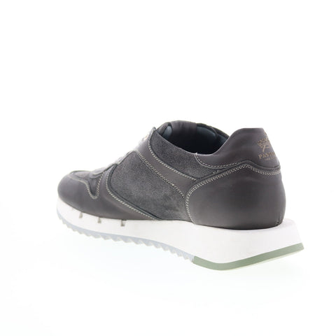 Pastori by Di Bianco Thrax Mens Gray Suede Lace Up Lifestyle Sneakers Shoes