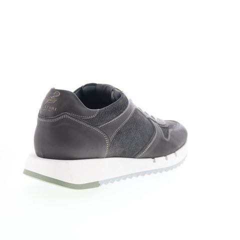 Pastori by Di Bianco Thrax Mens Gray Suede Lace Up Lifestyle Sneakers Shoes