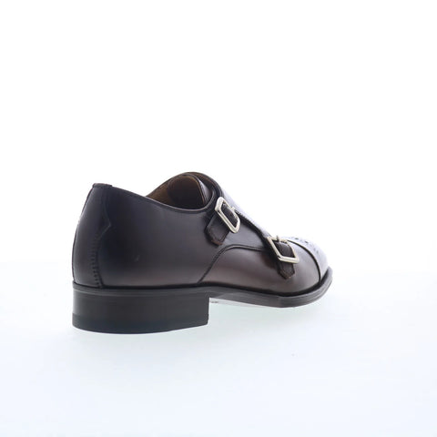 Pastori by Di Bianco Tiberius Mens Brown Leather Loafers & Slip Ons Casual Shoes