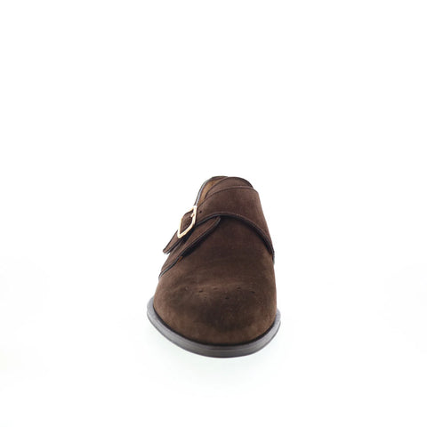 Pastori by Di Bianco Tiberius Mens Brown Suede Loafers & Slip Ons Casual Shoes