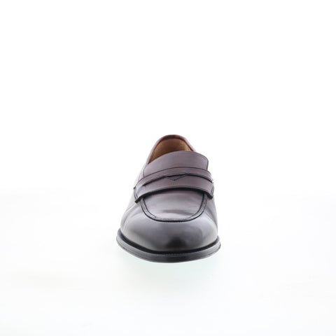 Pastori by Di Bianco Titus Antique Mens Brown Loafers & Slip Ons Penny Shoes