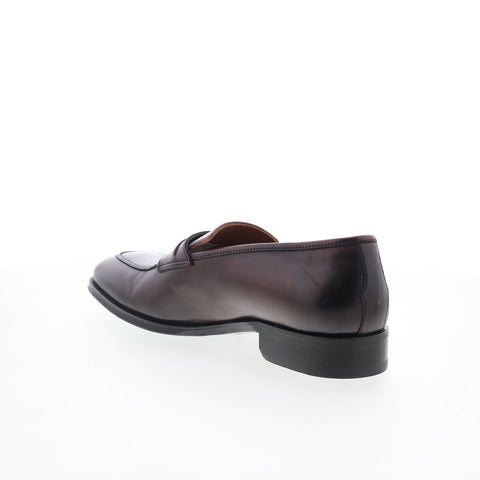 Pastori by Di Bianco Titus Antique Mens Brown Loafers & Slip Ons Penny Shoes