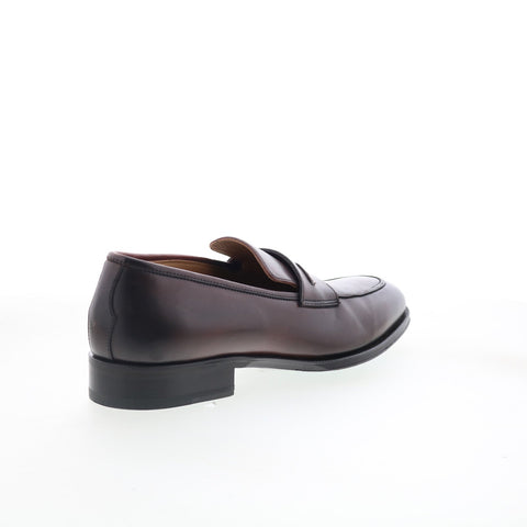 Pastori by Di Bianco Titus Antique Mens Brown Loafers & Slip Ons Penny Shoes