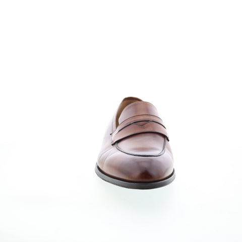 Pastori by Di Bianco Titus Deco Mens Brown Loafers & Slip Ons Penny Shoes