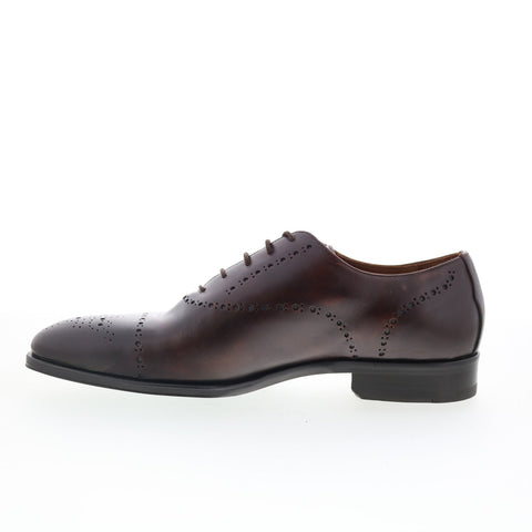 Pastori by Di Bianco Trajan Mens Brown Oxfords Wingtip & Brogue Shoes