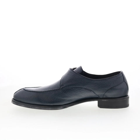 Di Bianco Treviso Mens Black Leather Loafers & Slip Ons Casual Shoes