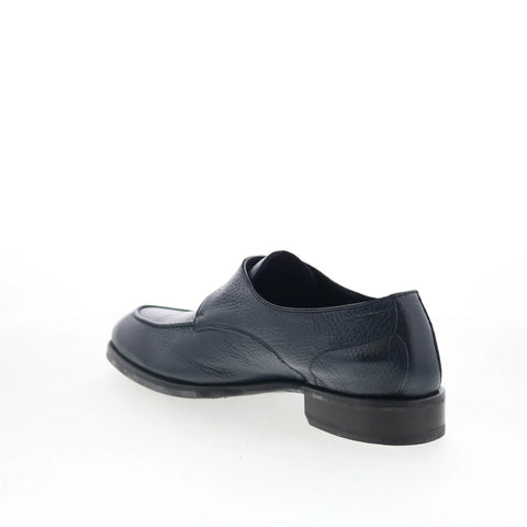 Di Bianco Treviso Mens Black Leather Loafers & Slip Ons Casual Shoes