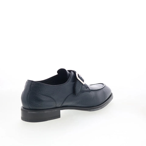 Di Bianco Treviso Mens Black Leather Loafers & Slip Ons Casual Shoes