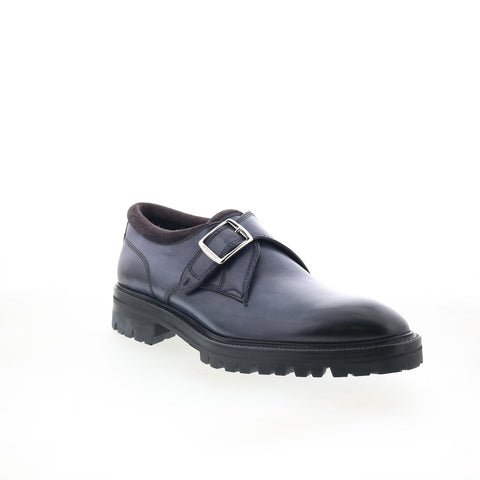 Di Bianco Treviso Mens Gray Leather Loafers & Slip Ons Casual Shoes