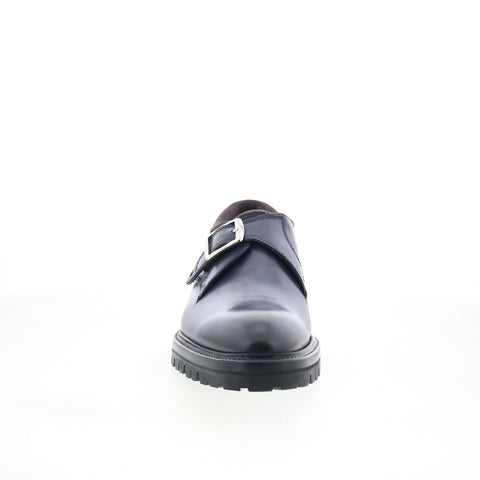 Di Bianco Treviso Mens Gray Leather Loafers & Slip Ons Casual Shoes