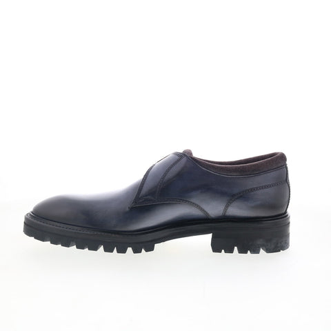 Di Bianco Treviso Mens Gray Leather Loafers & Slip Ons Casual Shoes