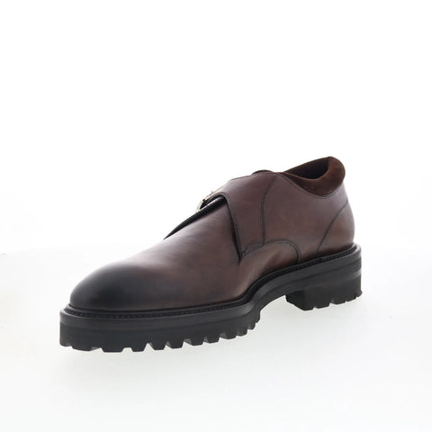 Di Bianco Treviso Mens Black Leather Loafers & Slip Ons Casual Shoes