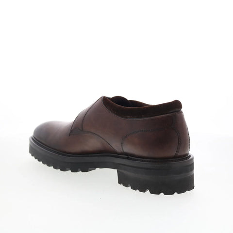 Di Bianco Treviso Mens Black Leather Loafers & Slip Ons Casual Shoes