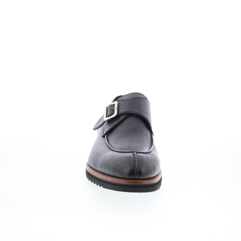 Di Bianco Treviso Mens Black Leather Loafers & Slip Ons Casual Shoes