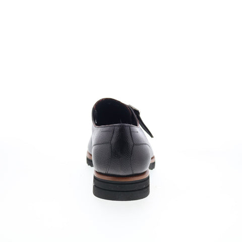 Di Bianco Treviso Mens Black Leather Loafers & Slip Ons Casual Shoes