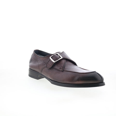 Di Bianco Treviso Mens Brown Leather Loafers & Slip Ons Casual Shoes