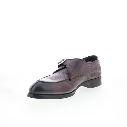 Di Bianco Treviso Mens Brown Leather Loafers & Slip Ons Casual Shoes